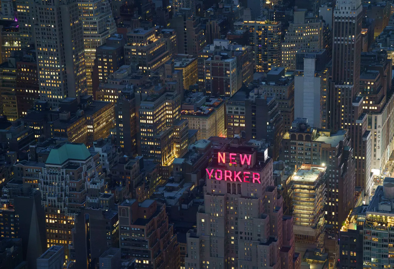 New York City skyline at night