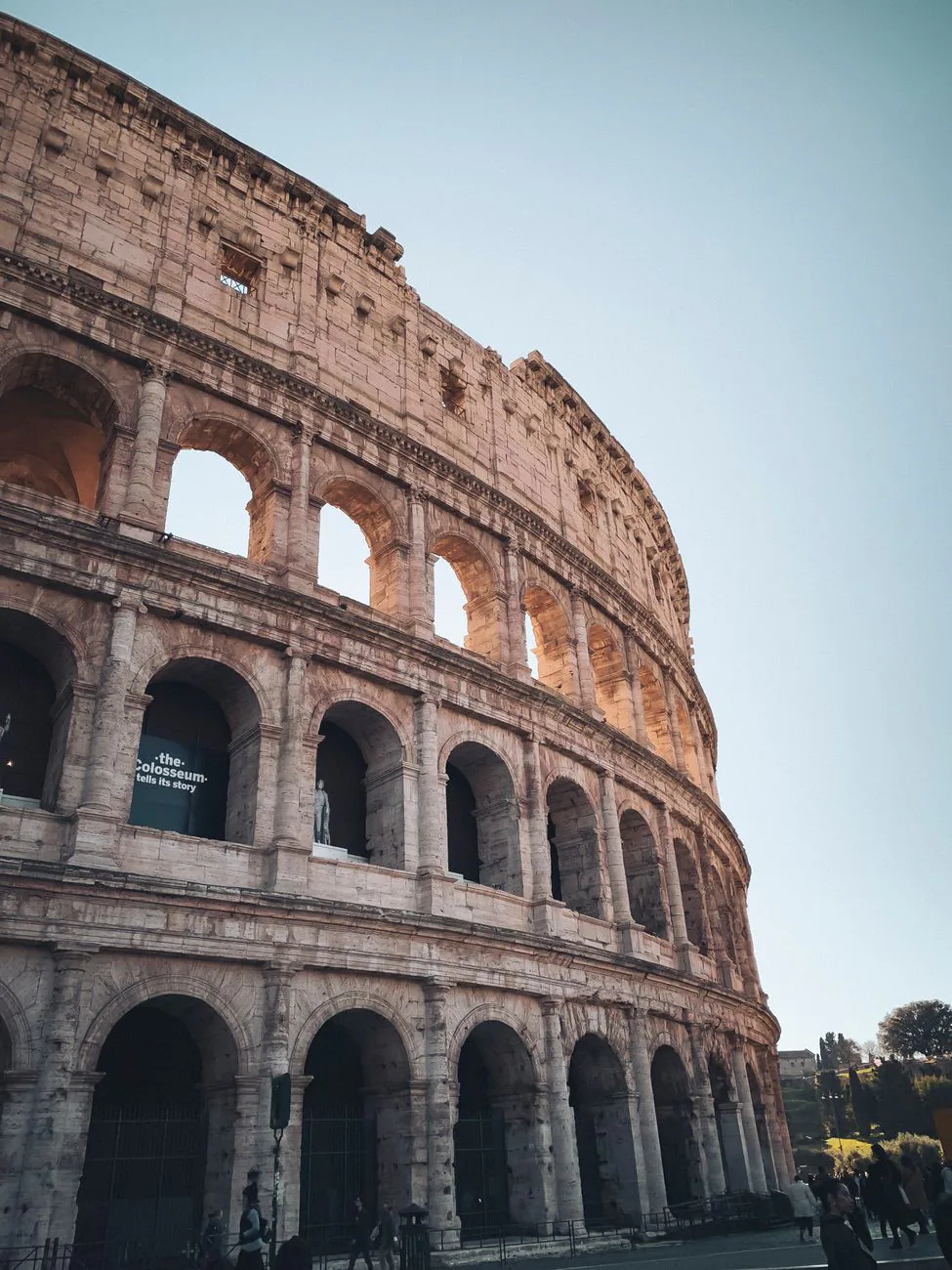 The Colosseum in Rome, Italy